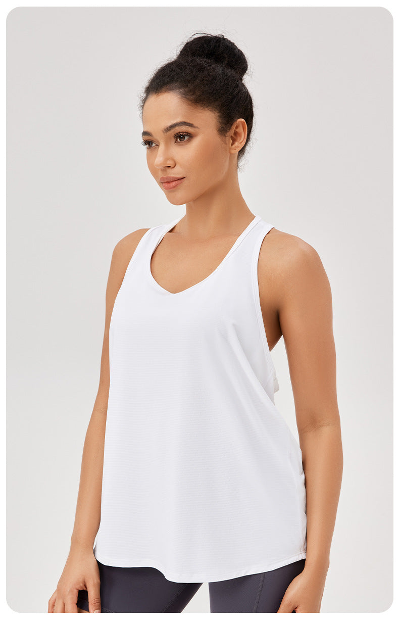 FLOW TANK TOP - White