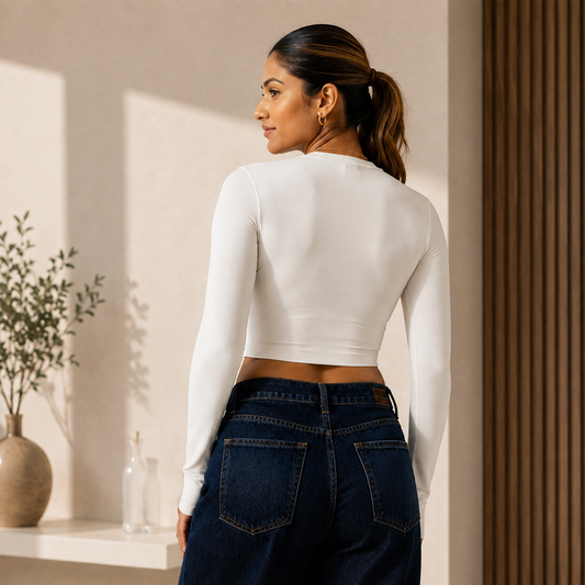 SCULPT LONG SLEEVE - Apricot