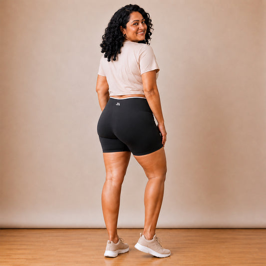 SCULPT SHORTS - Black