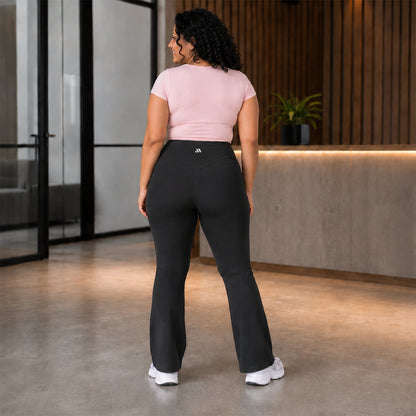 MOTION FLARE PANTS - Black