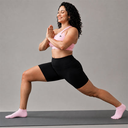 AURA ONE SHOULDER SPORTS BRA - Pink