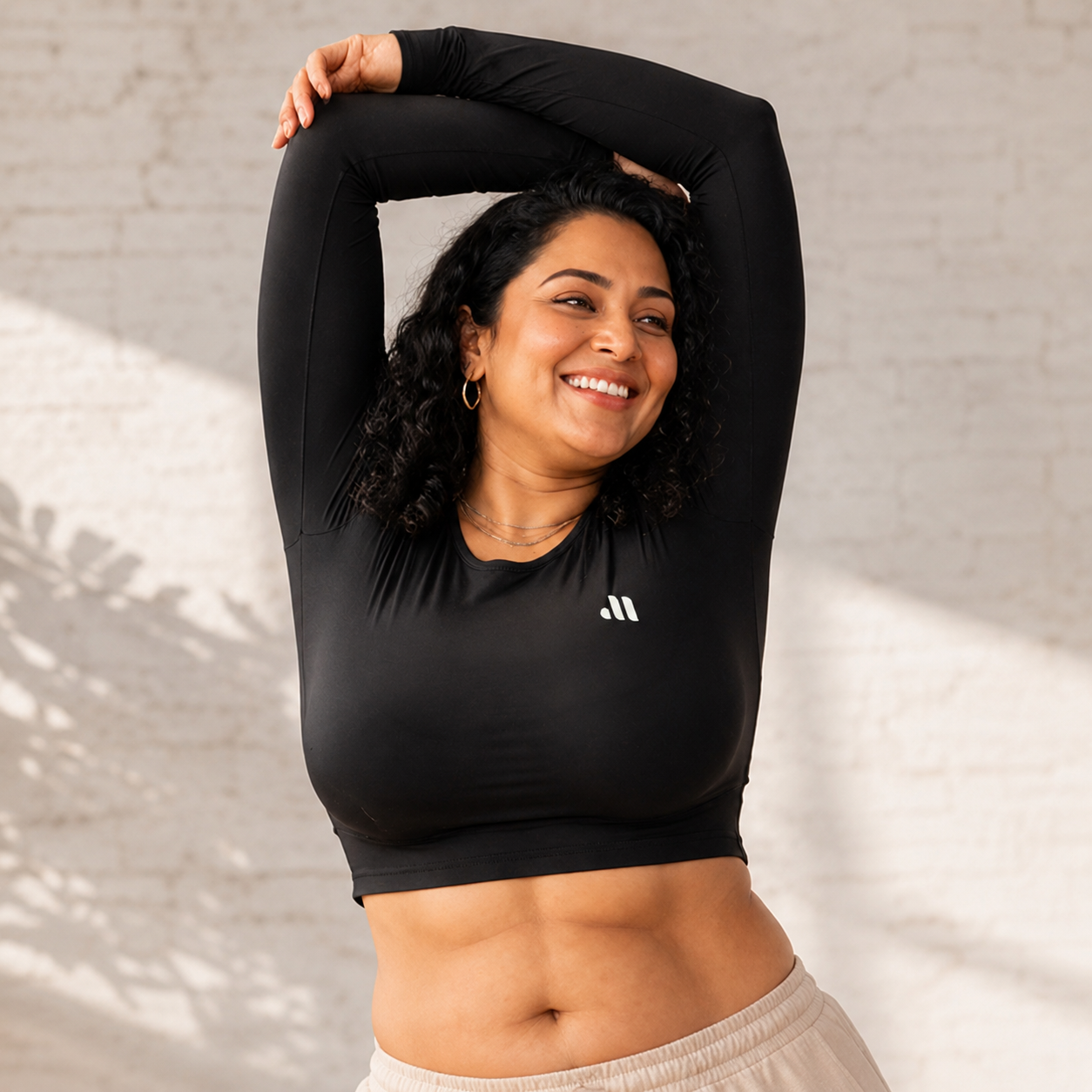 SCULPT LONG SLEEVE - Black