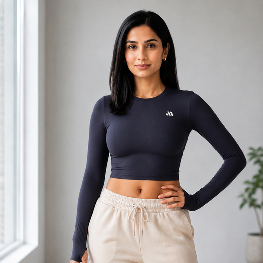 SCULPT LONG SLEEVE - Blue Grey