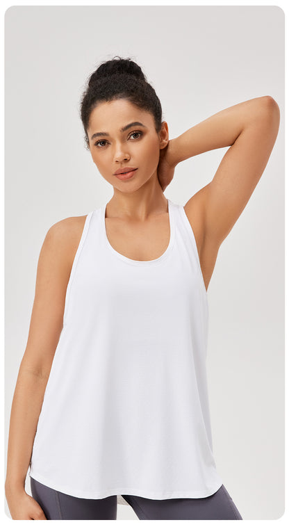 FLOW TANK TOP - White
