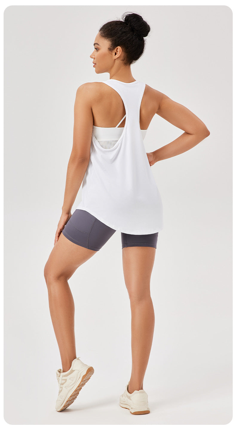 FLOW TANK TOP - White