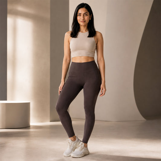 SCULPT LEGGINGS - Brown