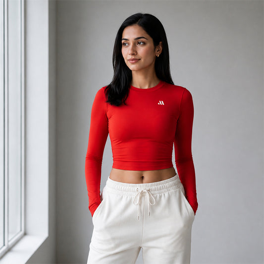 SCULPT LONG SLEEVE - Red