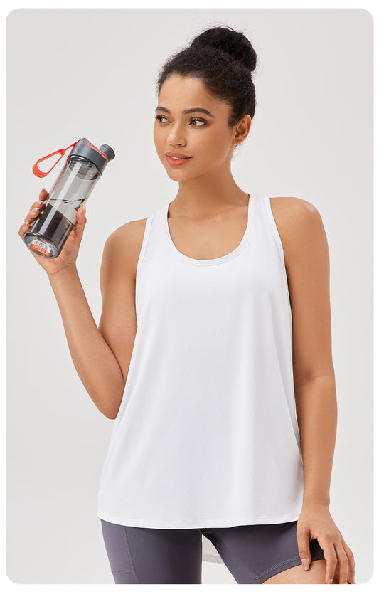 FLOW TANK TOP - White