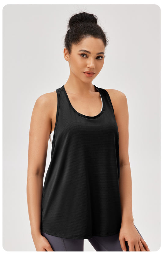 FLOW TANK TOP - Black
