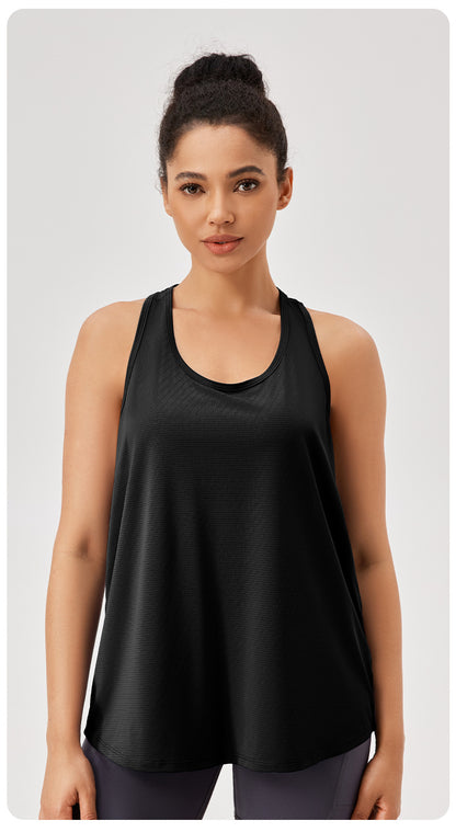 FLOW TANK TOP - Black