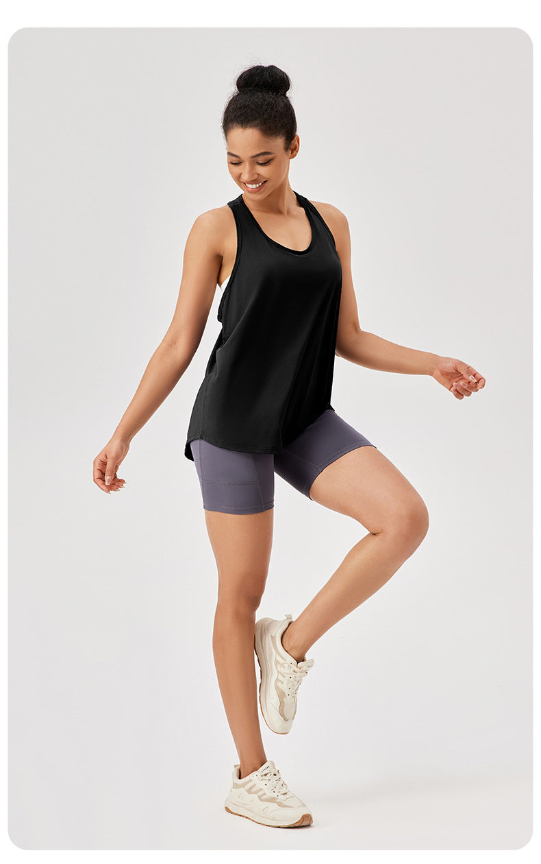 FLOW TANK TOP - Black