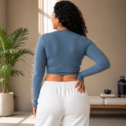 SCULPT LONG SLEEVE - Grey
