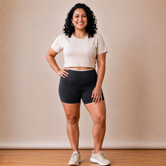 SCULPT SHORTS - Black